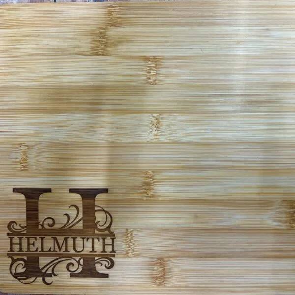 Bottom Left Monogram Location