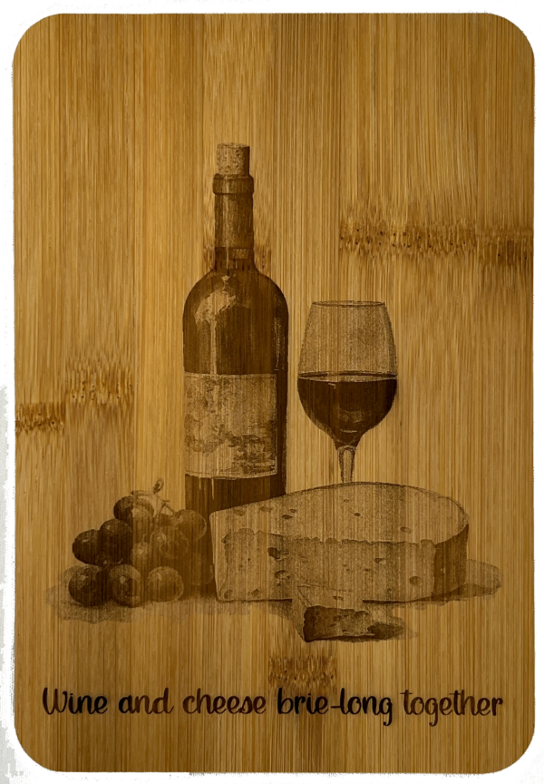 Wine and Cheese Brie-Long together