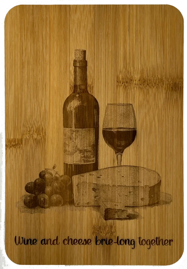 Wine and Cheese Brie-Long together