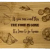 If you can read this, The Food is Gone