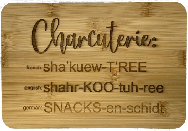Charcuterie Pronounciation
