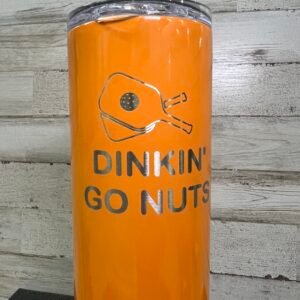 Dinkin Go Nuts 20. oz. Skinny Tumbler