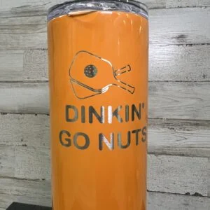 Dinkin Go Nuts 20. oz. Skinny Tumbler