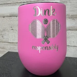 Dink Responsibly 12 oz. Wine Tumbler