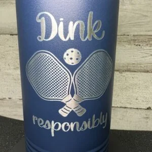 Dink Responsibly Skinny Can Holder